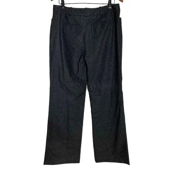 Club Monaco Women’s Grey Wool Blend Wide Leg Trouser  Pant Size 10 Work Wear - Picture 8 of 11